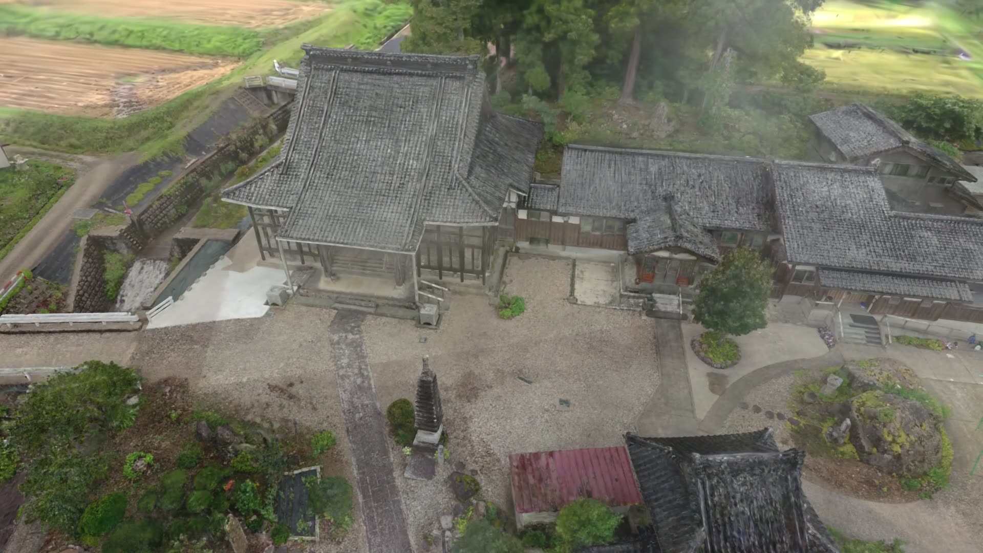 当社制作の妙敬寺の3DGSモデル