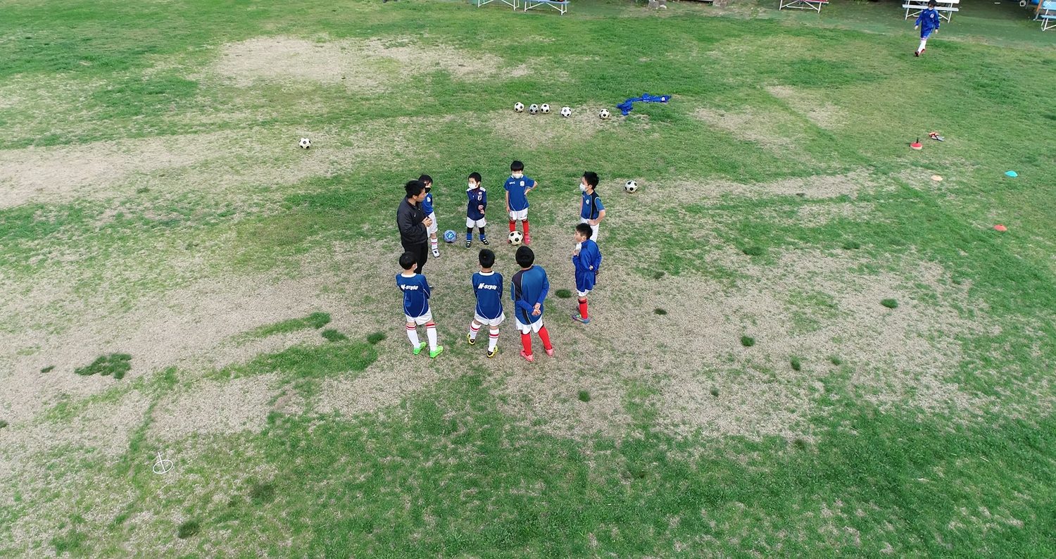 エヌスタイル様 サッカー練習風景